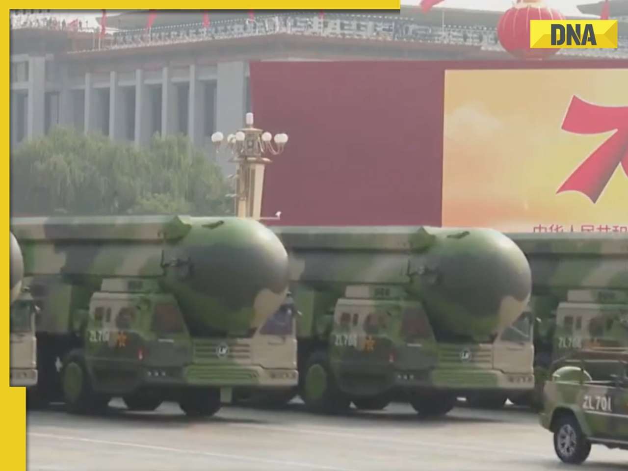 DF-41 Dongfeng: China's most advanced ICBM capable of striking US, has 15000 km range, its speed is...