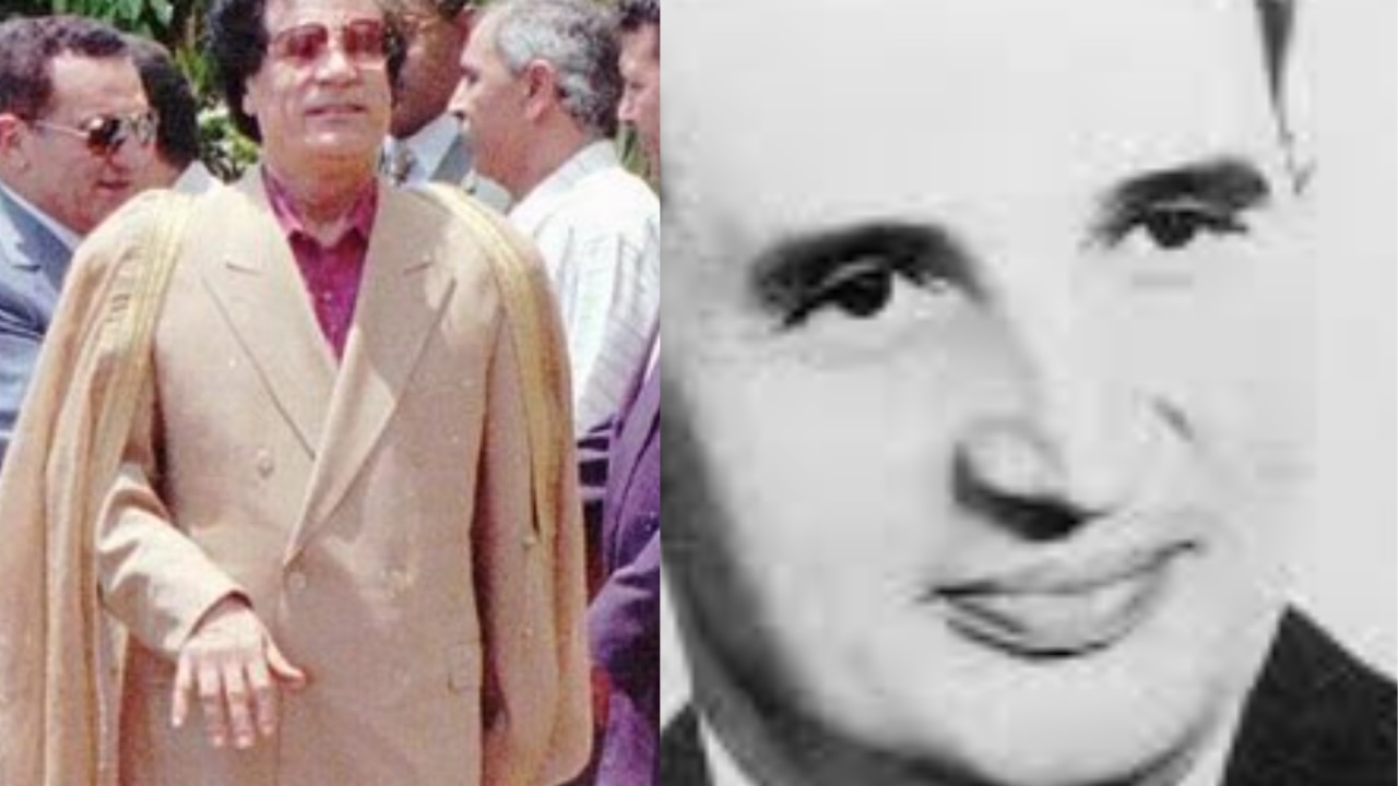 कर्नल गद्दाफी और चाउसेस्कु 