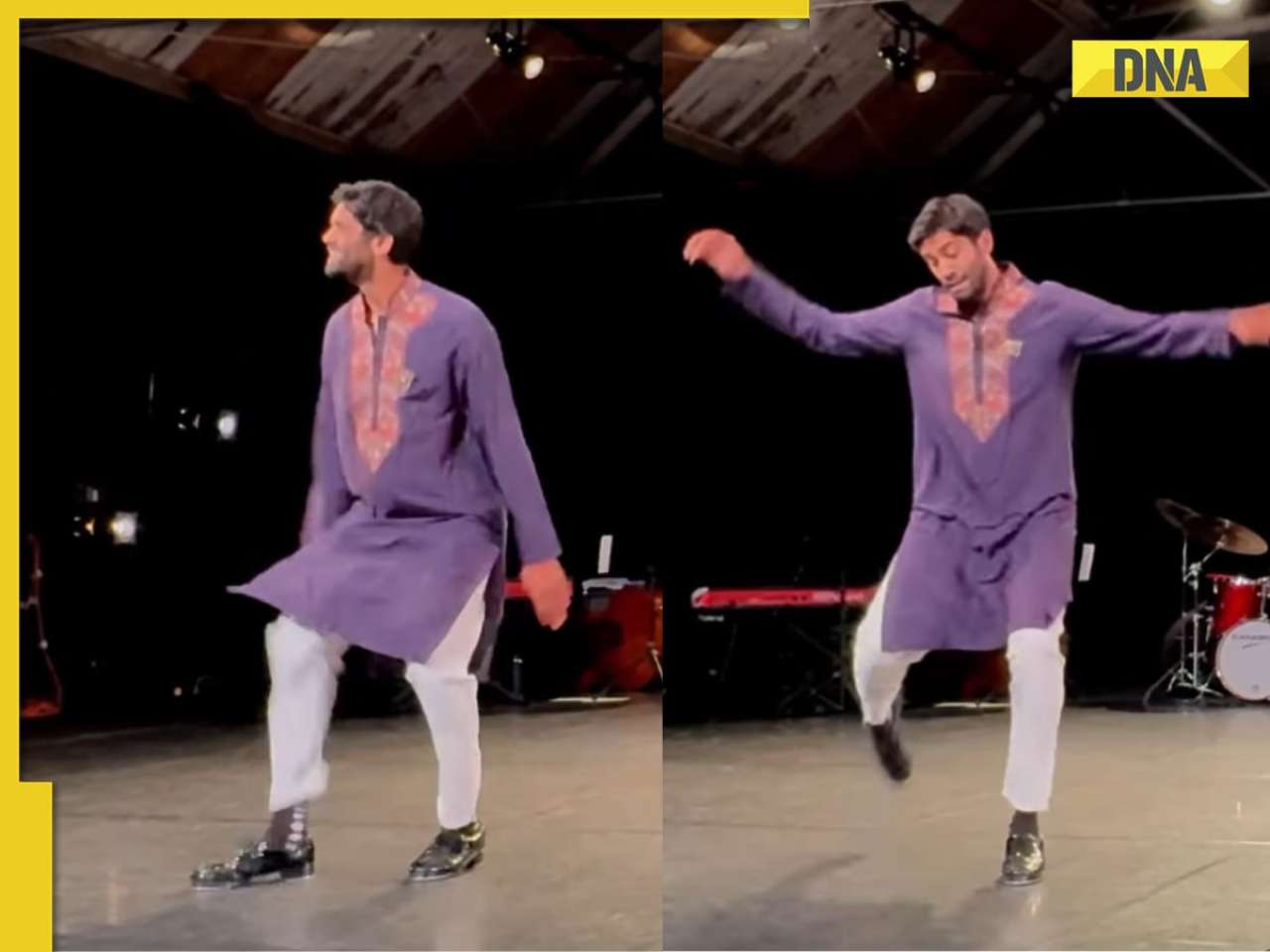 Viral video shows man's tap-dances to Mere Dholna, netizens say 'loved every minute of it'