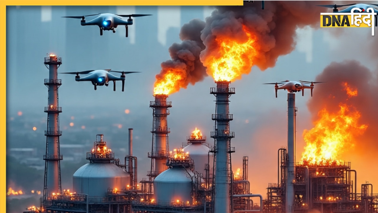 यूक्रेन का रूस पर बड़ा हमला, एक साथ दागे 361 से ज्यादा ड्रोन, तेल रिफाइनरी में लगी भीषण आग