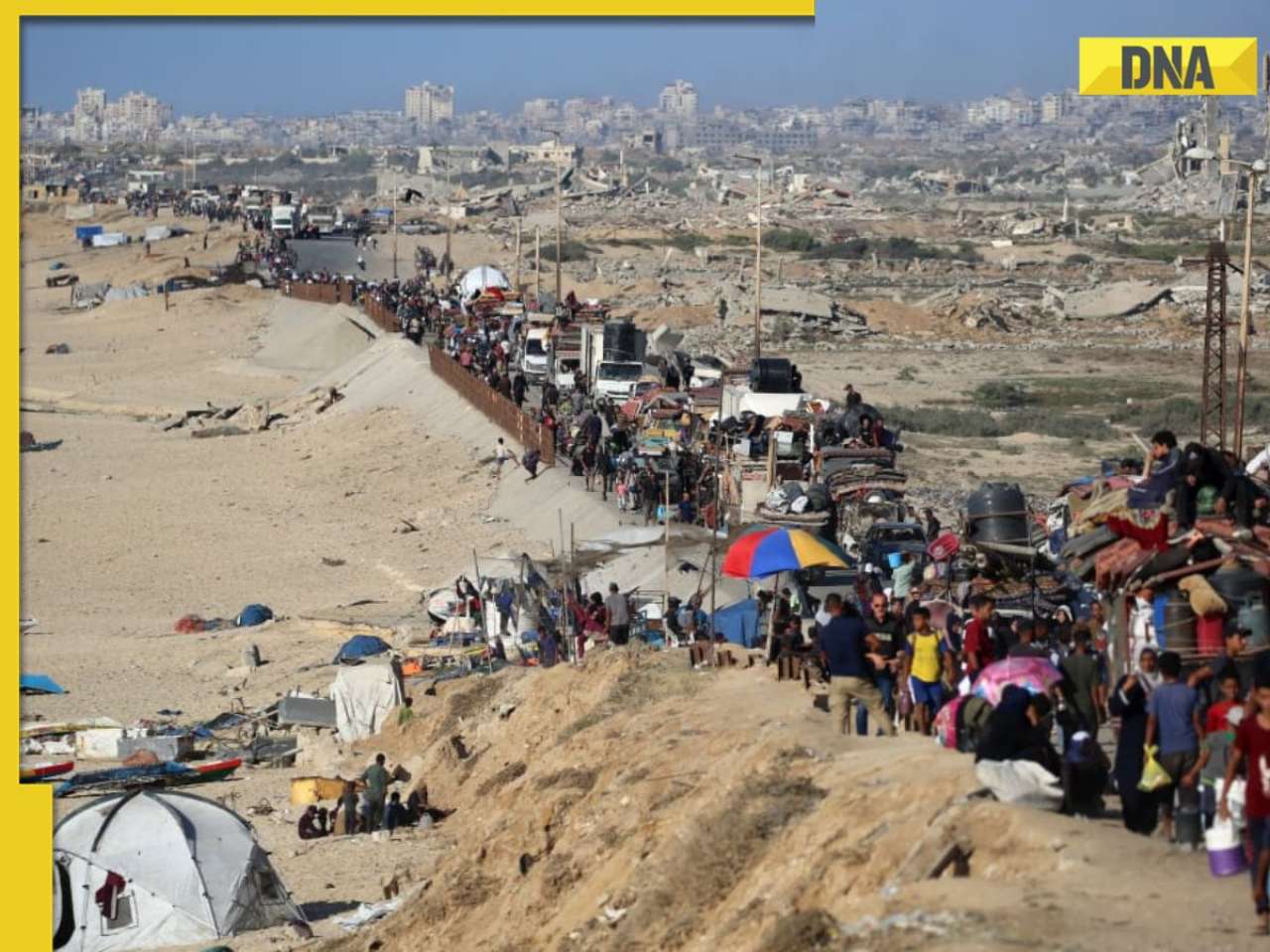 Israel-Gaza War: Thousands of Palestinians flee Gaza city as IDF launches ground assault, declares 'Gaza is Burning'