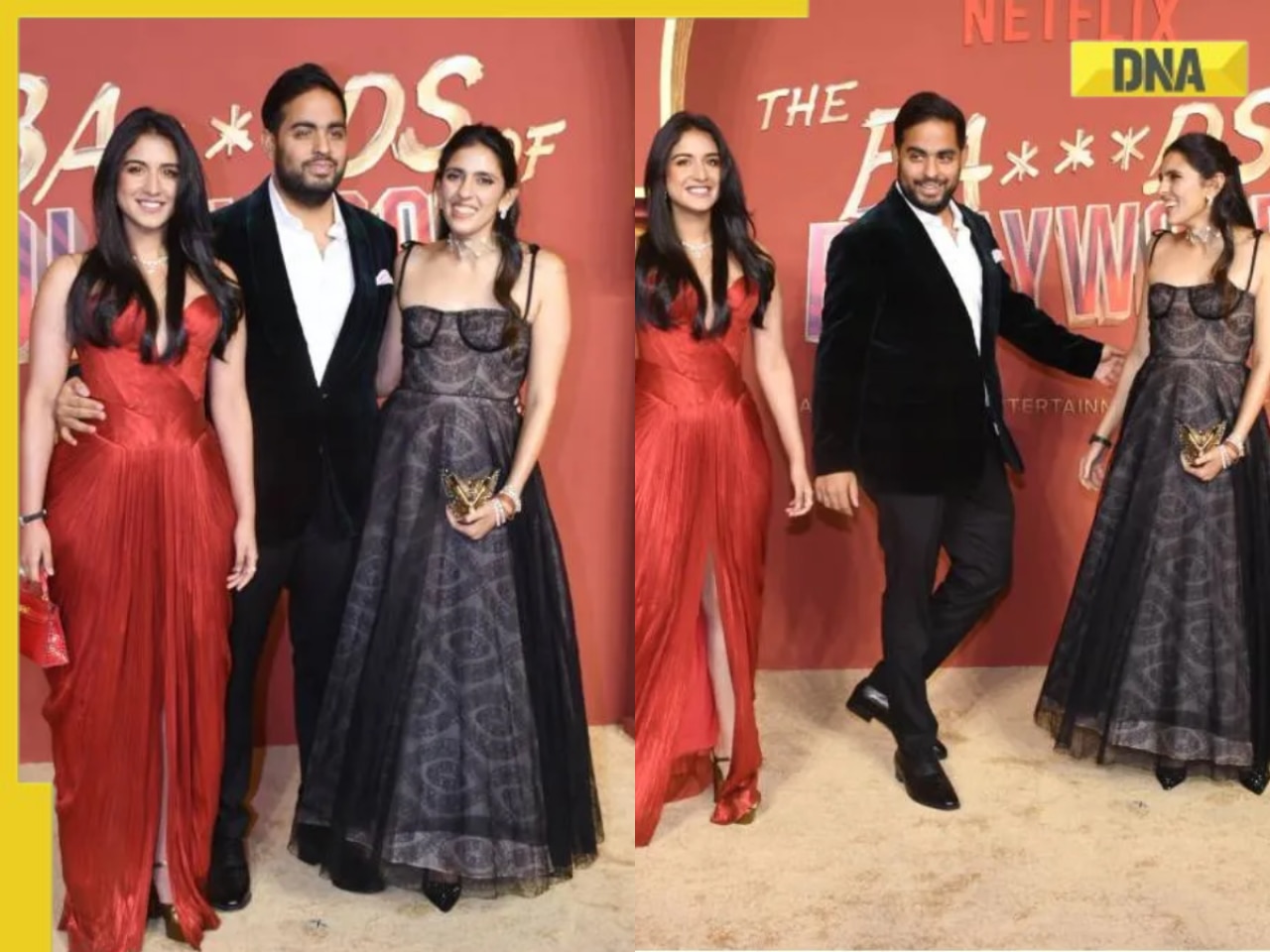 Akash Ambani attends The Ba***ds of Bollywood premiere with Radhika Merchant, Shloka Mehta by his side, makes stylish entry holding…, video goes viral