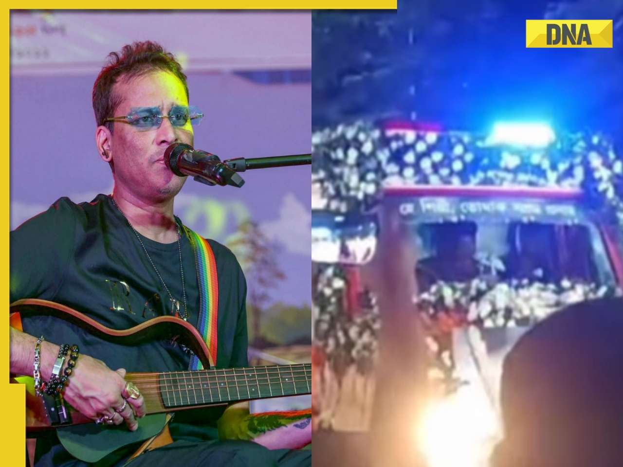 Zubeen Garg’s mortal remains reach Delhi, CM Himanta Biswa Sarma pays emotional tribute