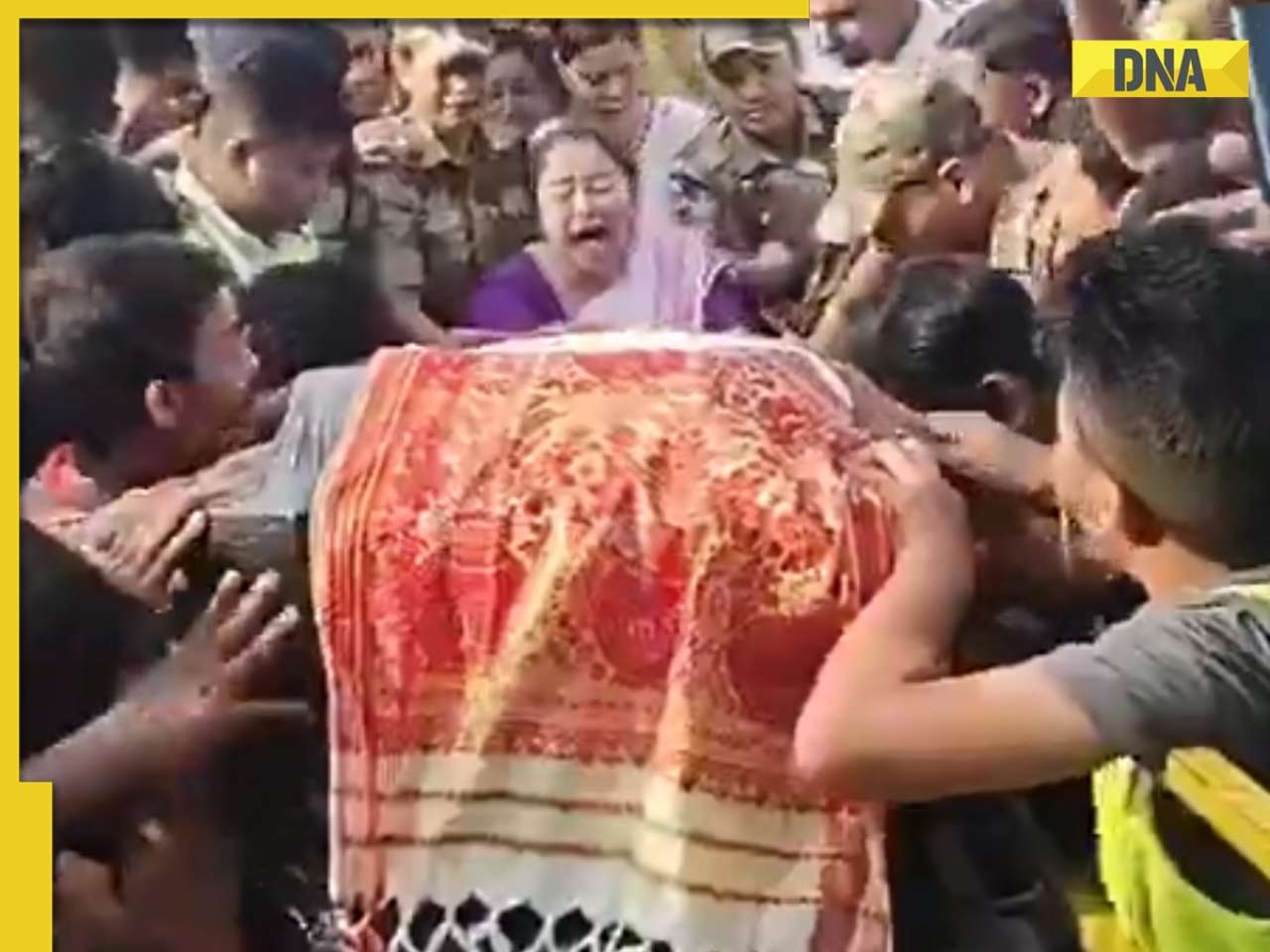 Zubeen Garg’s wife Garima breaks down as singer’s body arrives at Guwahati airport, emotional visuals go viral