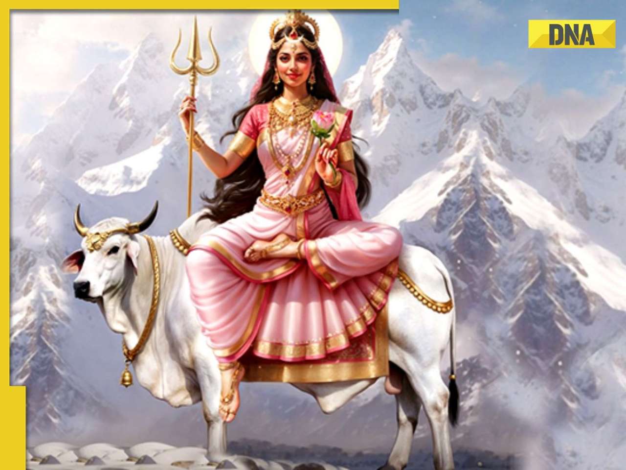 Navratri 2025 Day 1: Maa Shailputri puja vidhi, significance, mantra, colour, more
