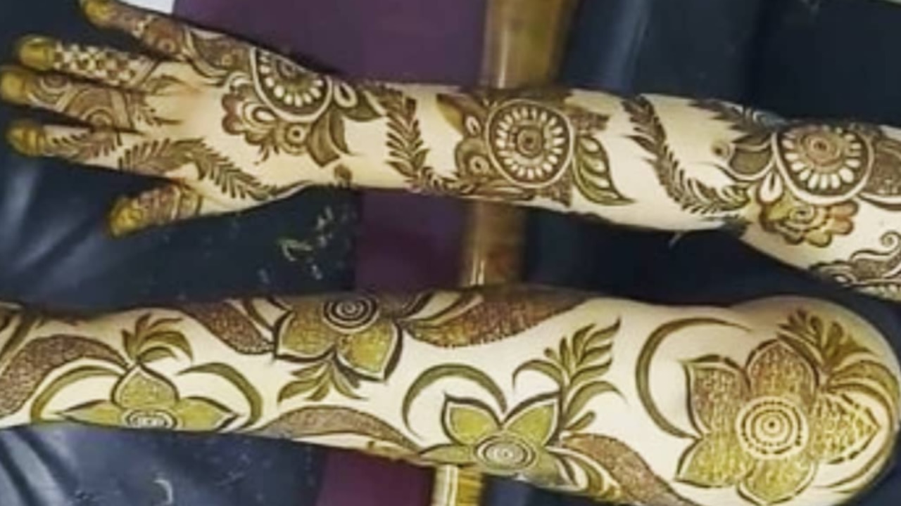 शेडेड मेहंदी डिजाइन (Shaded Mehndi Design)