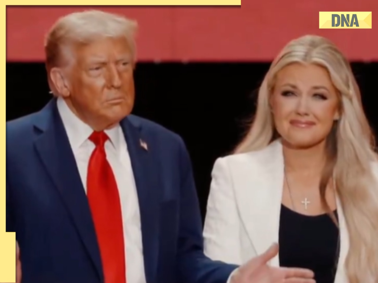 Donald Trump's funny little dance alongside Erika Kirk during Charlie Kirk's memorial goes viral; WATCH here
