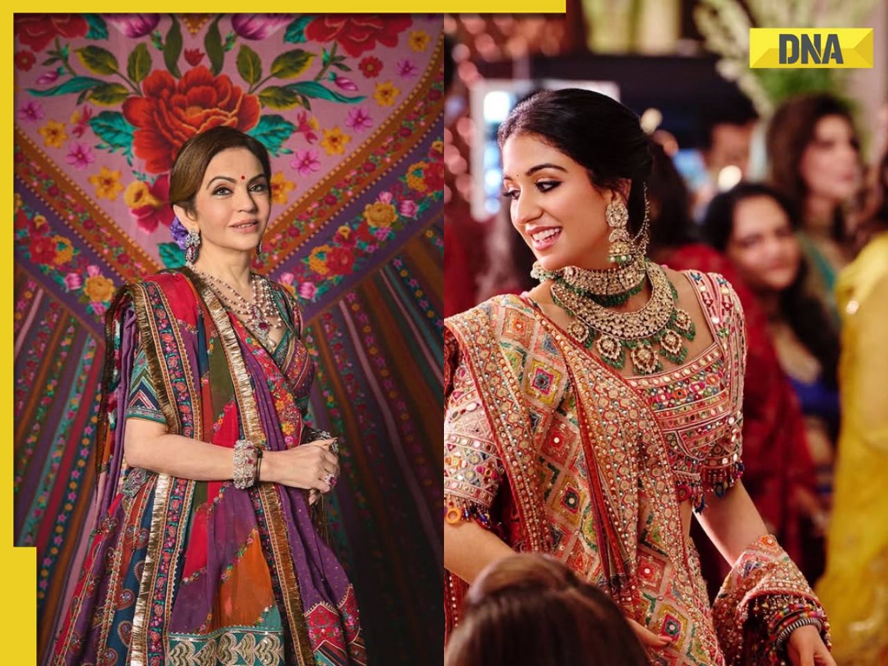 Navratri 2025: Nita Ambani to Radhika Merchant, ethnic outfit inspiration from Ambani ladies 
