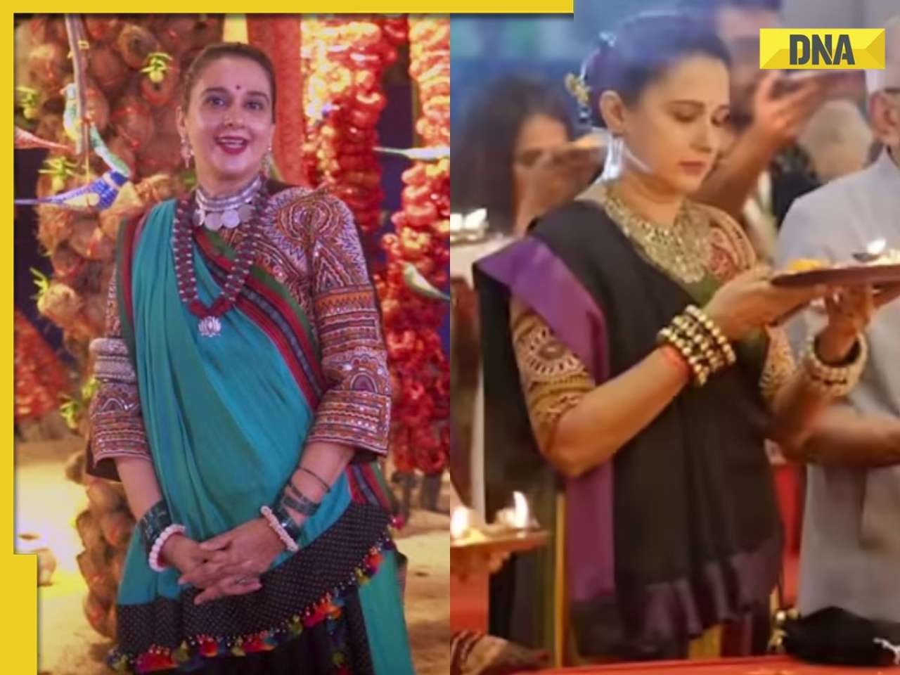 This Maharani organises world's 'best' Garba at world's largest house; slays ghagra-choli look, her name is...; check pics