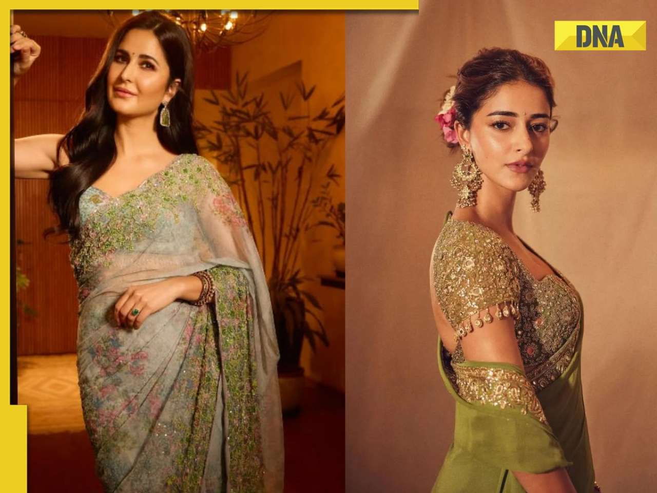 Navratri Day 5: Slay in shades of green colour as Katrina Kaif, Ananya Panday, Janhvi Kapoor and more celebs; check pics