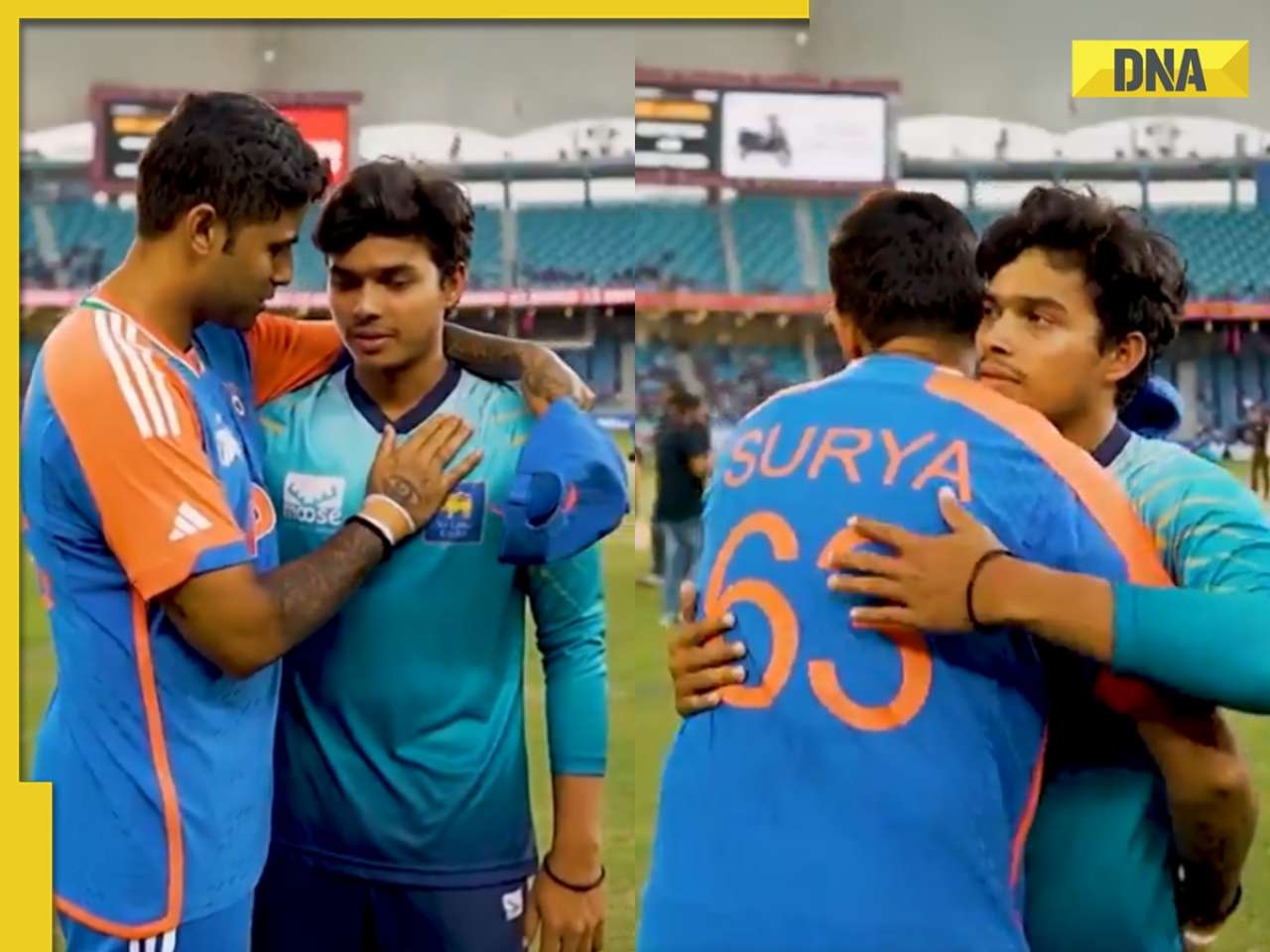 Asia Cup 2025: Suryakumar Yadav's emotional support for Dunith Wellalage after his father's demise goes viral, watch