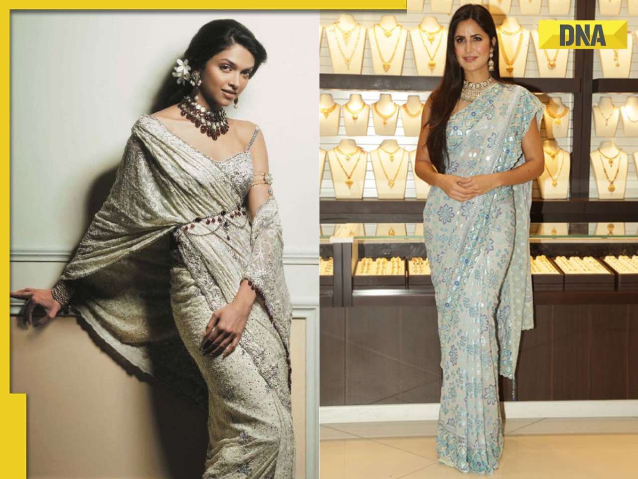 Navratri 2025 Day 6: For grey fashion, take cue from Deepika Padukone, Katrina Kaif and more celebs to shine in ethnic outfits