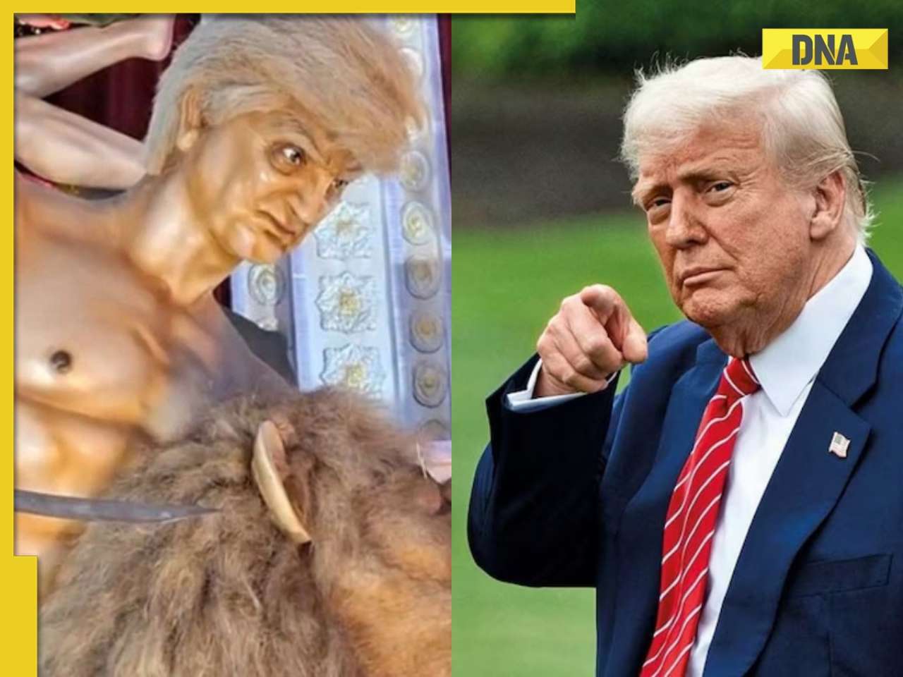 West Bengal's Durga Puja pandal features Donald Trump as demon Mahisasura: 'He back-stabbed India' 