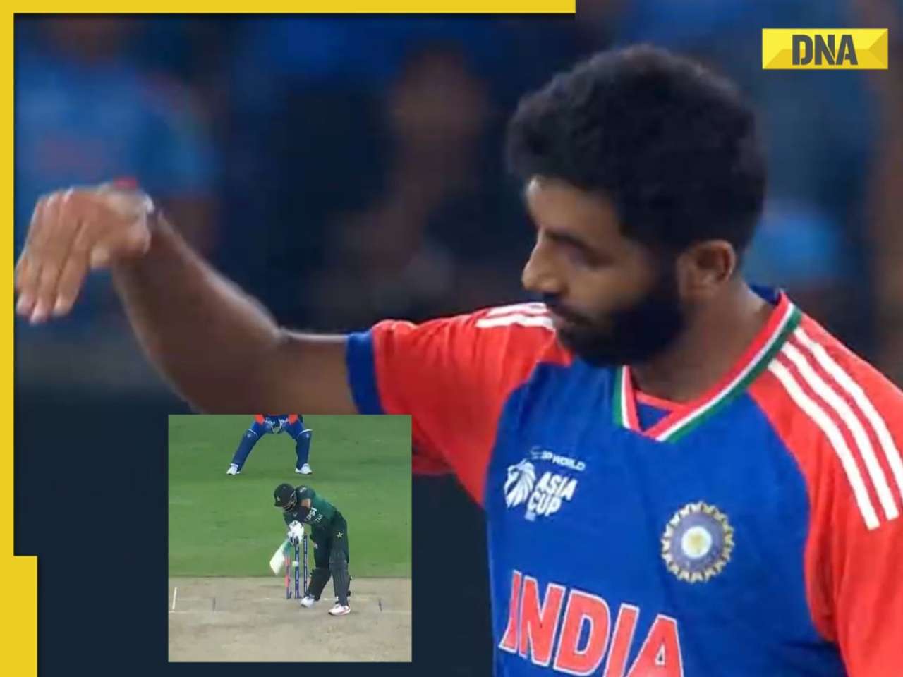 India vs Pakistan, Asia Cup 2025 Final: Jasprit Bumrah dismantles Haris Rauf with yorker, mimics dipping flight gesture- Watch