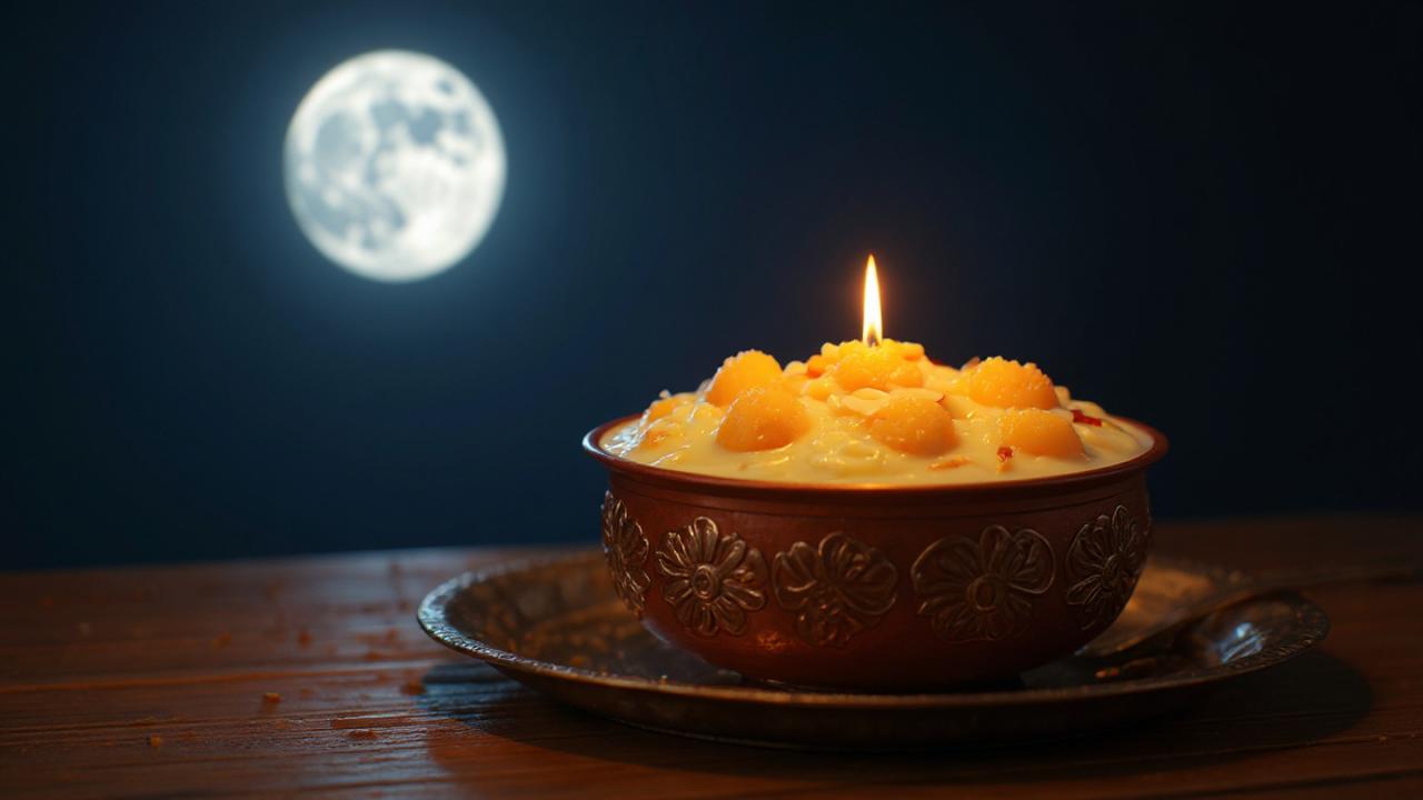 खीर रखने और चंद्र किरणों का महत्व