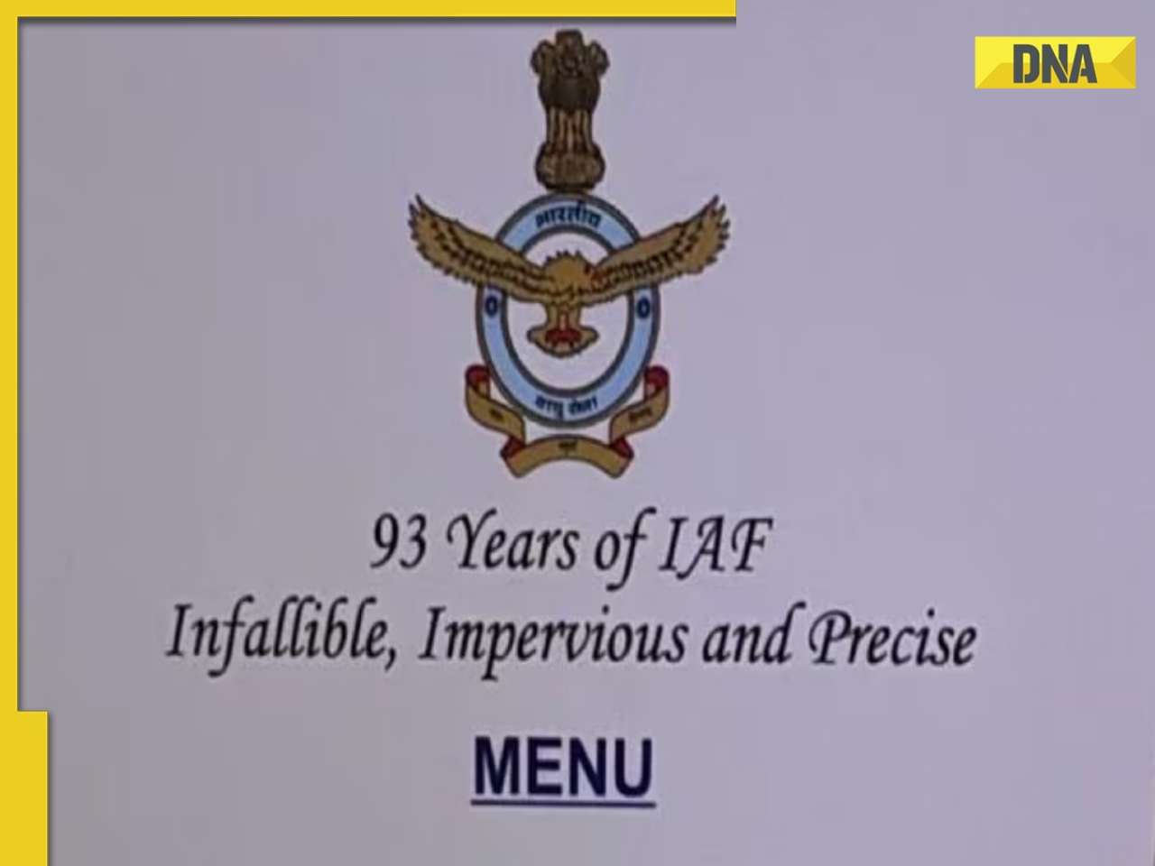 Rafiqui Rhara Mutton to Muridke Meetha Pan: Indian Air Force marks 93rd anniversary, dinner menu with a twist goes viral, HINT: Pakistan