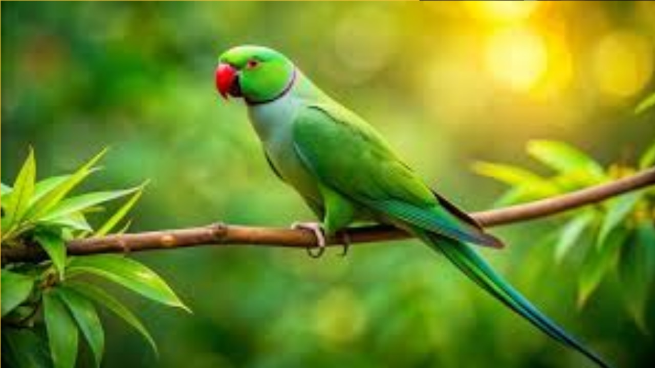 watching Parrot on diwali