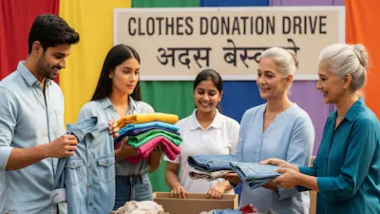 वस्त्रों का करें दान
