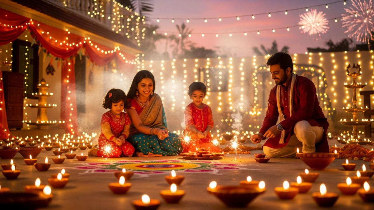 जमीन पर न रखें दीपक