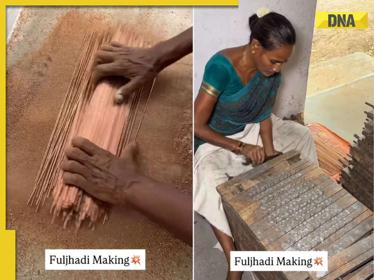 Ever wondered how ‘fuljhadi’ is made? Viral video reveals process