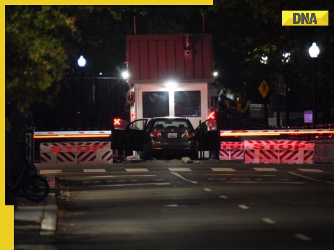 Man crashes car into White House security gate, arrested by US Secret Service, VIDEO