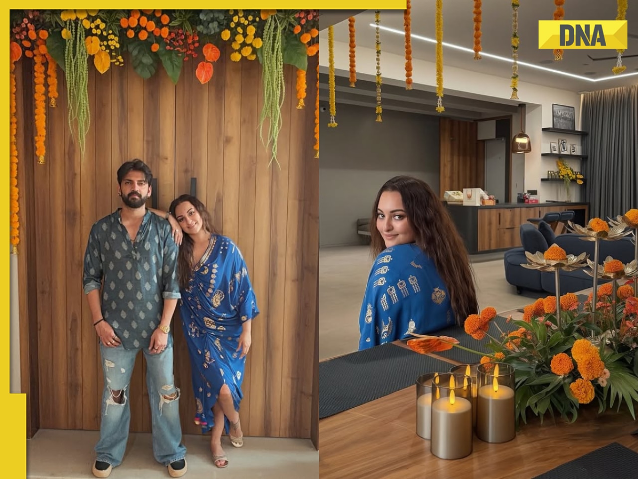 Sonakshi Sinha-Zaheer Iqbal’s luxury sea-facing apartment has 'conversation pit', modern interiors, 'dream bike' in living room