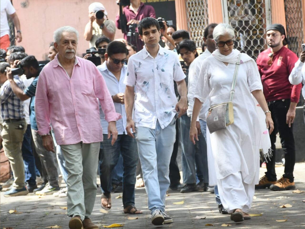 Naseeruddin Shah and family