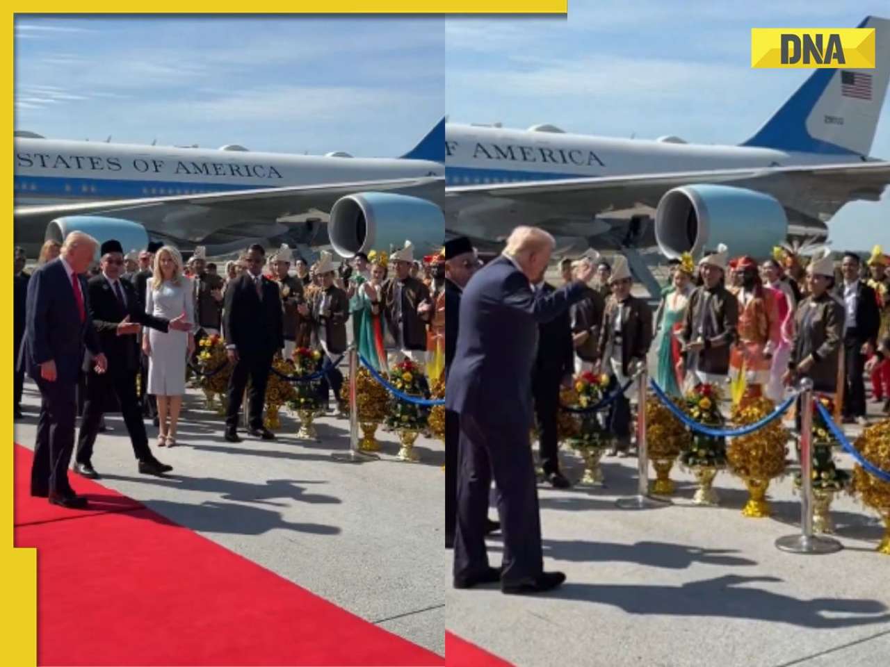 Viral video shows Donald Trump shaking moves during welcome ceremony at Malaysian airport, surprises netizens who ask...