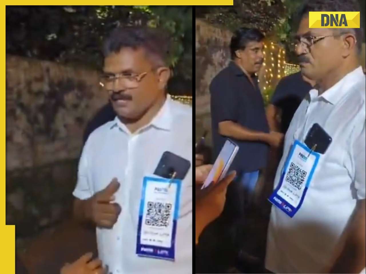 Kerala wedding goes viral as bride’s father wears Paytm QR code for gifts, netizens can't stop laughing