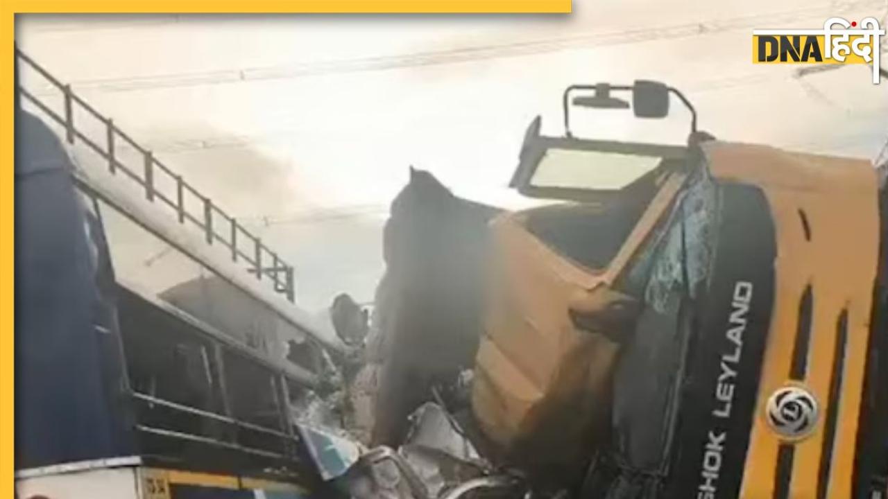 Telangana Road Accident: तेलंगाना में बस और बजरी से भरे ट्रक की भयंकर टक्कर से 19 लोगों की मौत, कई लोग घायल