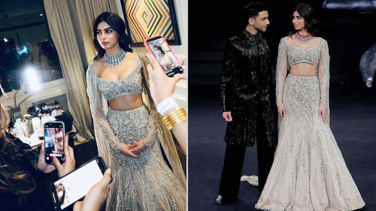 Khushi Kapoor's Bridal-Inspired Brilliance