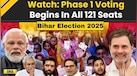  Bihar Election 2025: Phase 1 Voting Begins In Bihar I Tejashwi Yadav I Maithili Thakur, Bihar Voters 