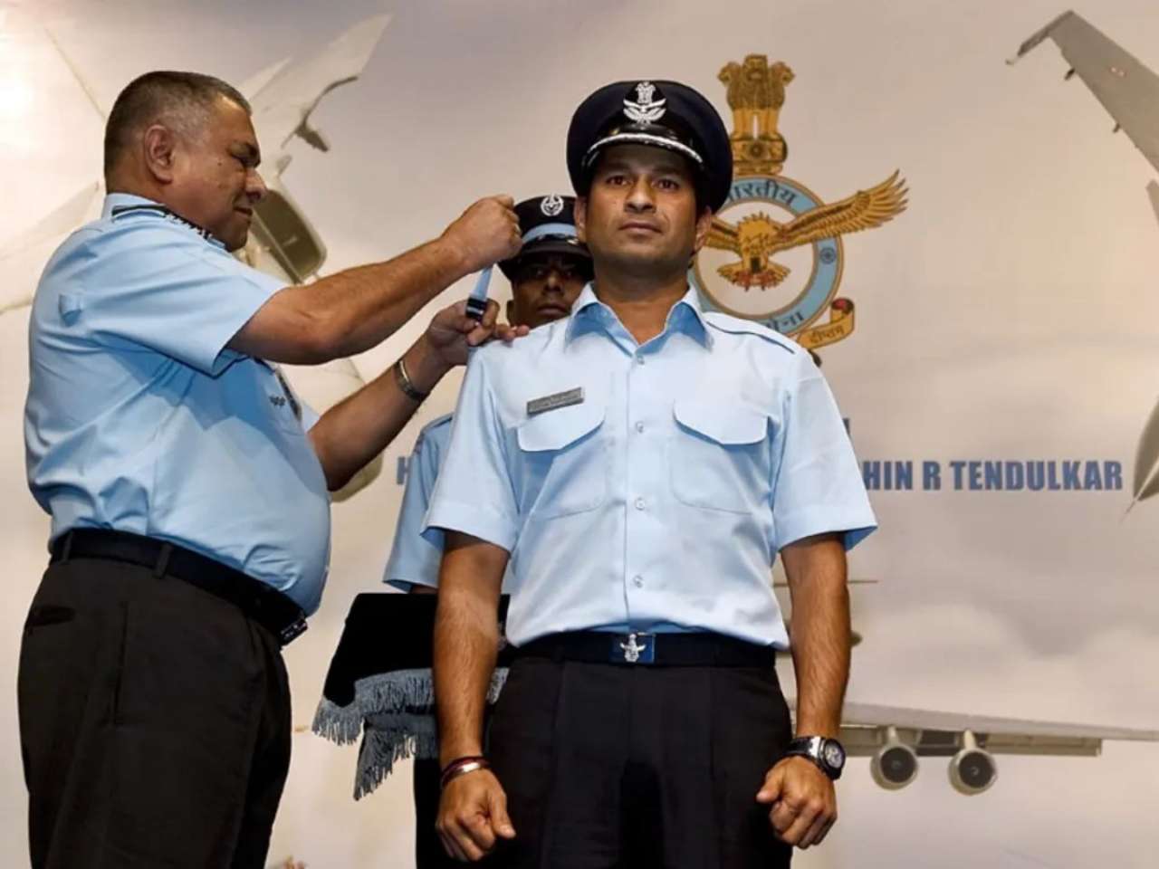 Sachin Tendulkar – Group Captain, Indian Air Force