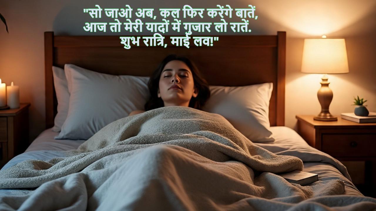 Good night Shayari image