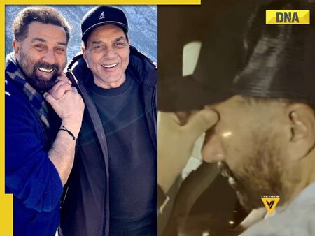  Dharmendra health critical: Sunny Deol arrives at Breach Candy Hospital, actor's stressed look leaves fans worried 