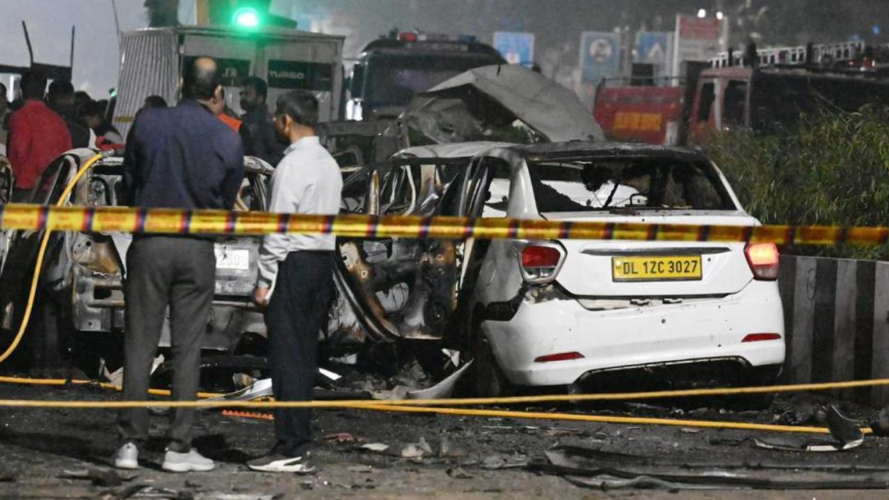 धमाके वाली कार के ड्राइवर का दिखा चेहरा 