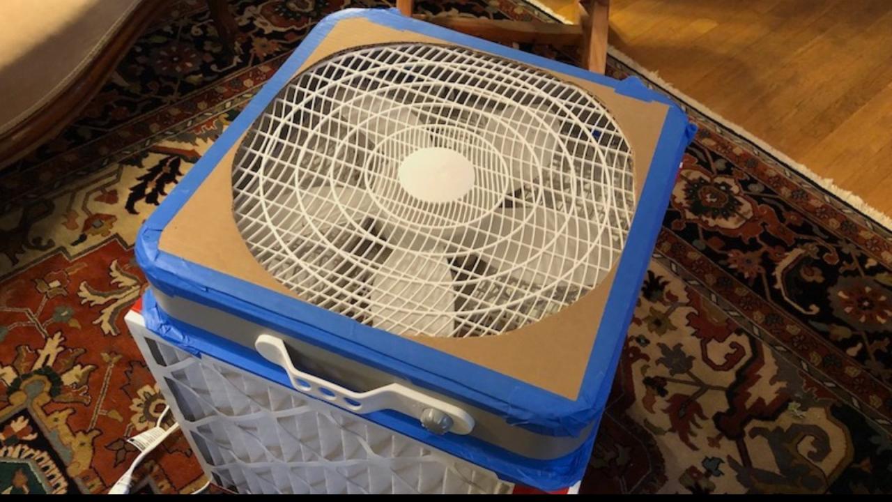DIY Fan Filters To Purify Air