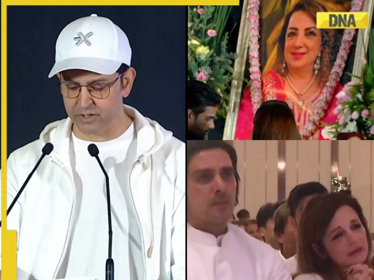 Viral video: Hrithik Roshan admits 'being blessed to be loved' by Zarine Khan, Sussanne Khan breaks down at mom's prayer meet, Hridaan Roshan says...
