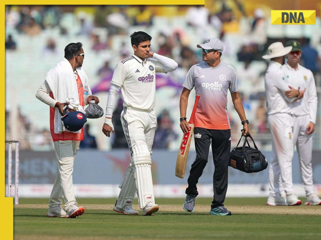 general Huge blow for India! Shubman Gill stretchered into ambulance, admitted to Kolkata hospital with neck injury