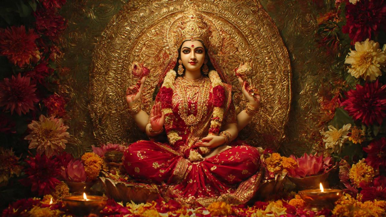धन की देवी मां लक्ष्मी 