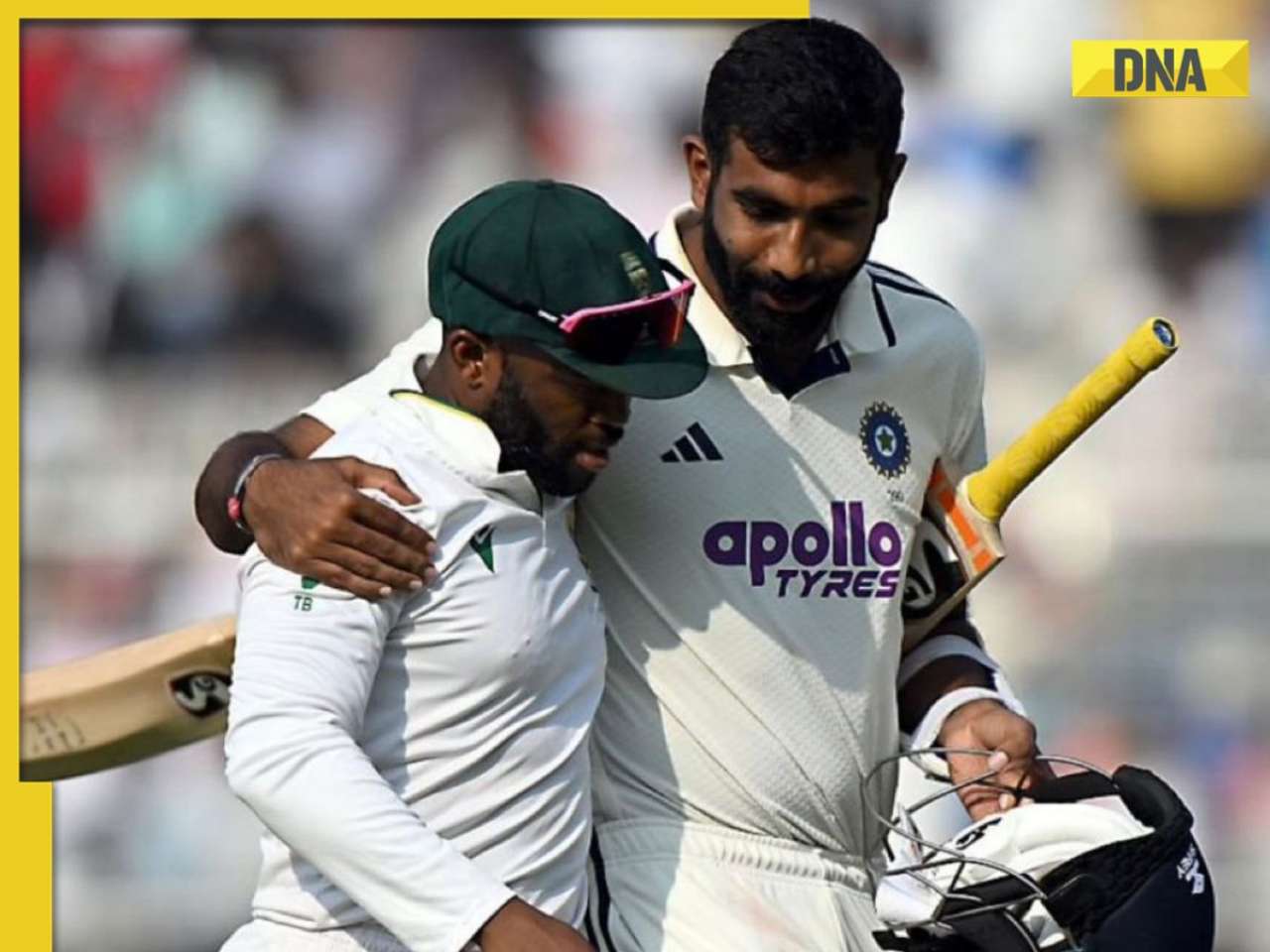 Jasprit Bumrah puts arm around South Africa captain Temba Bavuma, ends 'bauna?' row after defeat in Kolkata Test