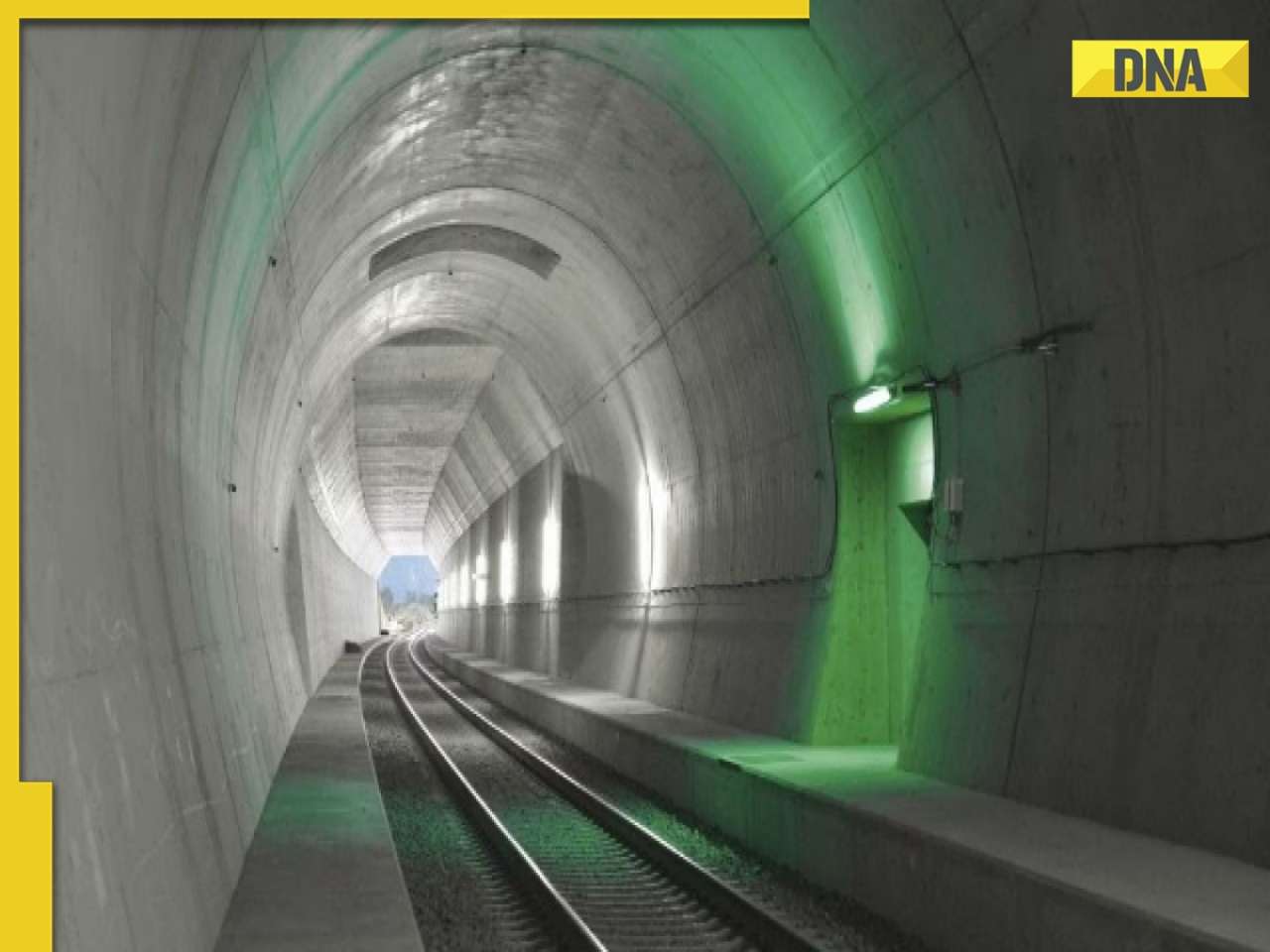 This is world's longest, deepest rail tunnel, 57 km long, 8,040 feet deep, took 17 years to build, not Singapore, China, Japan, but in...