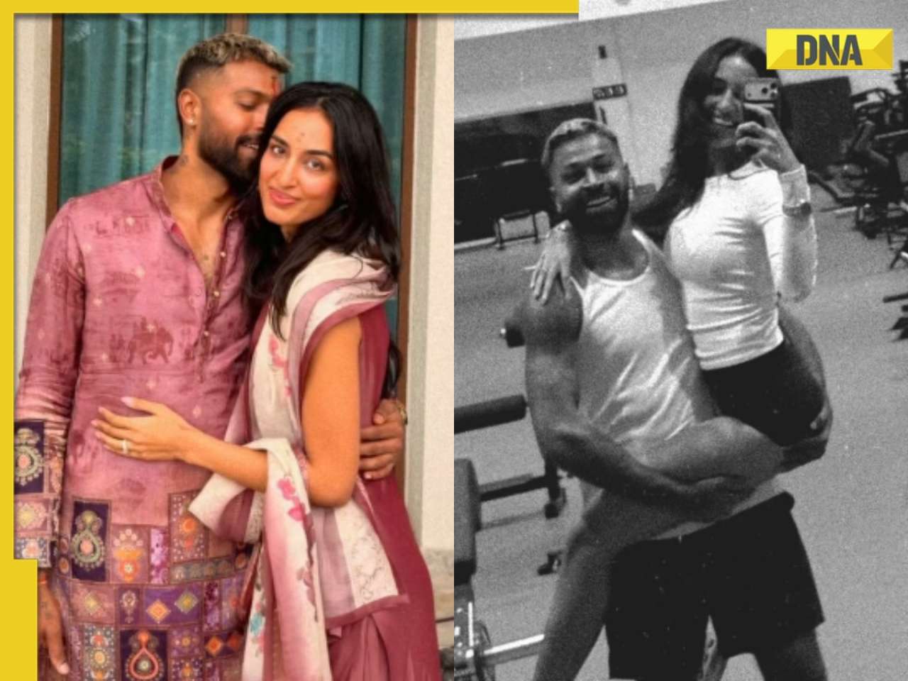 VIRAL! Hardik Pandya plants kisses on girlfriend Mahieka Sharma, lifts her in his arms in new photos: 'My big...