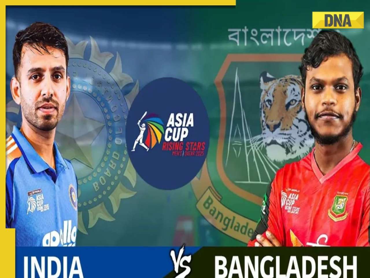 IND A vs BAN A Rising Stars Asia Cup 2025, Semi-Final 1, live streaming: When and where to watch India vs Bangladesh on TV, online?
