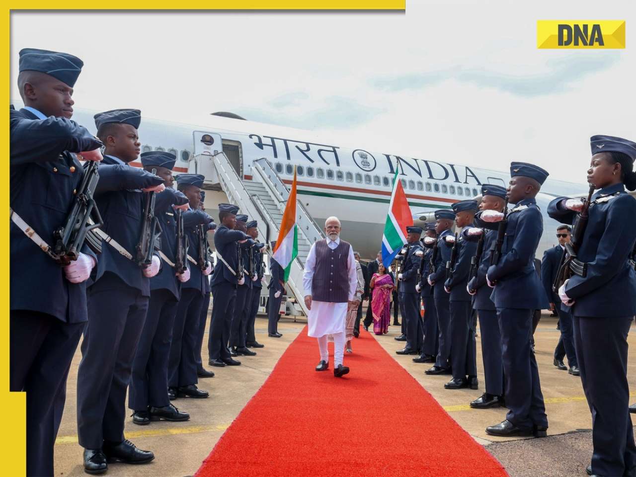 PM Modi lands in South Africa to attend G20 Leaders' Summit