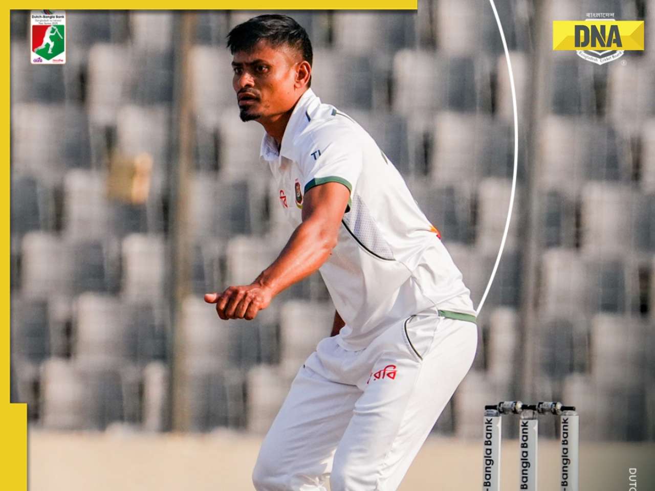 Taijul Islam breaks Shakib Al Hasan's major Test record for Bangladesh to become...