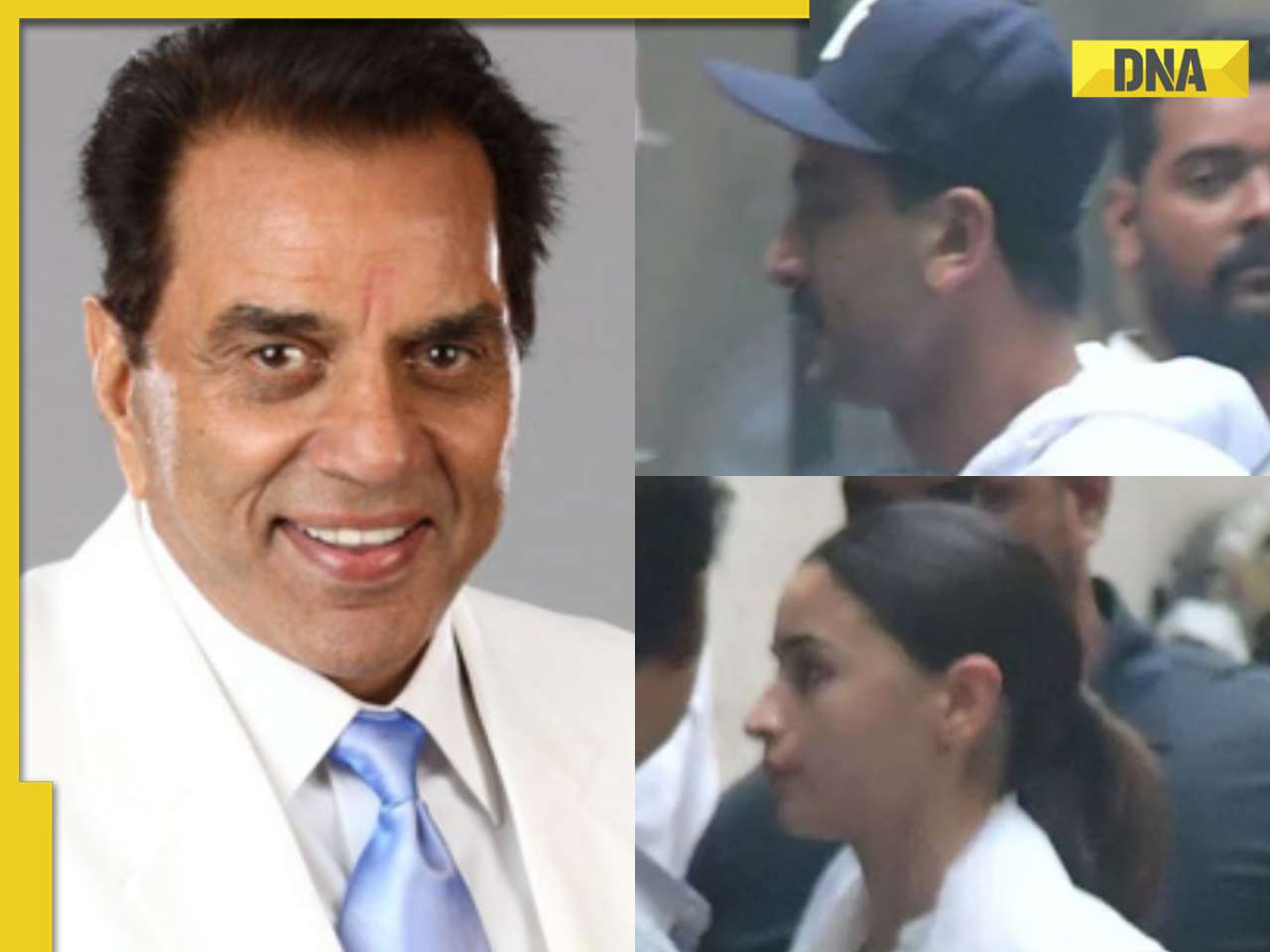 Ranbir Kapoor, Alia Bhatt, Ajay Devgn, Ananya Panday visit Dharmendra's home to offer condolences to Deol family - Watch