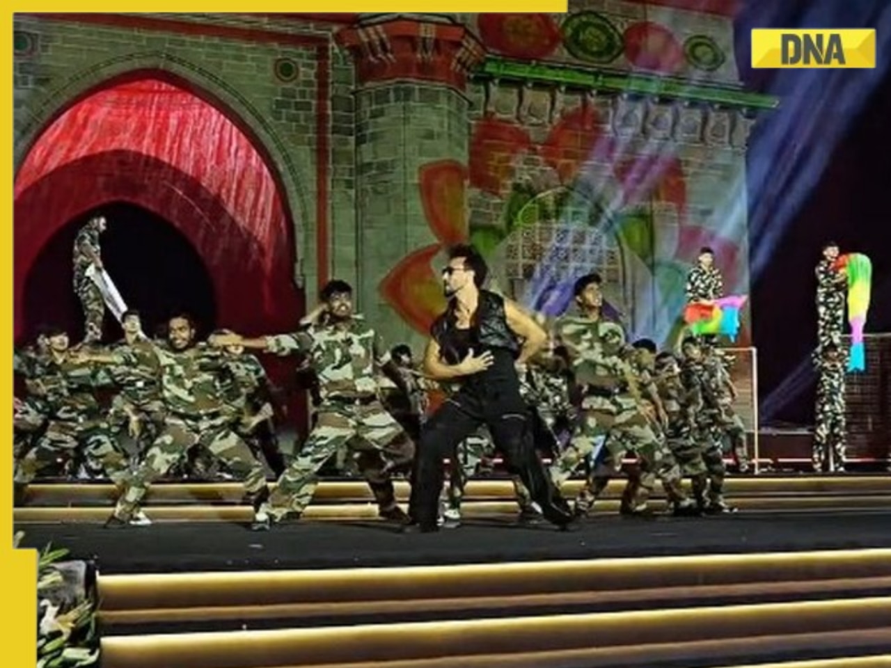 Viral video: Tiger Shroff remembers bravehearts, performs for soldiers, their families, honours martrys of 26/11 with...