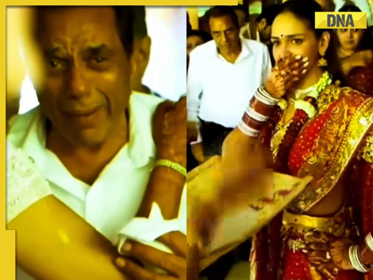 Watch: Dharmendra's video of breaking down at Esha Deol's vidai ceremony goes viral, superstar refused to let his daughter go, then...