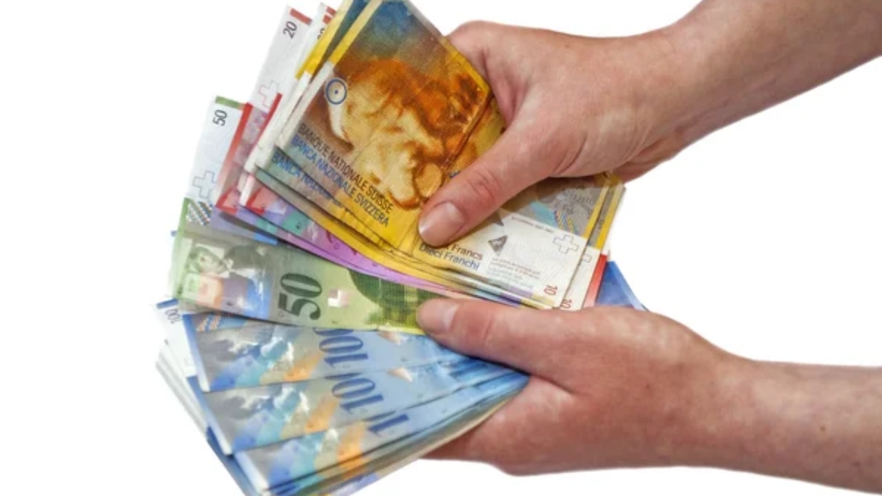 8. Swiss Franc (CHF) — Rs 112.41